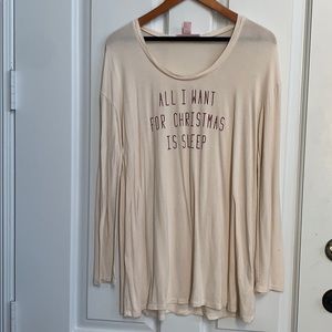 Maternity sleep shirt